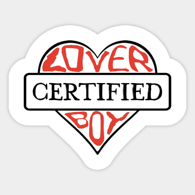 Certified Lover Boy Sticker by soundofpopart